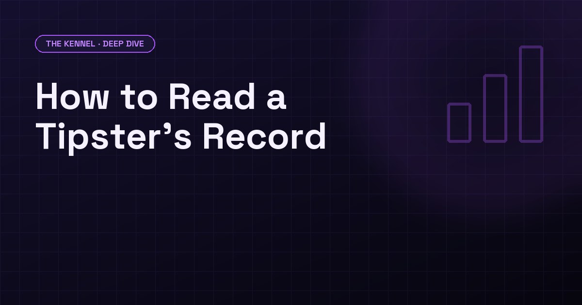 How to read a tipster record: a 58% run over 100 bets shows up 13% of the time with zero skill