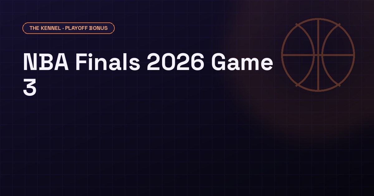 2026 NBA Finals Game 3 sharp breakdown: series scoring evidence vs. 216.5 total line at Madison Square Garden