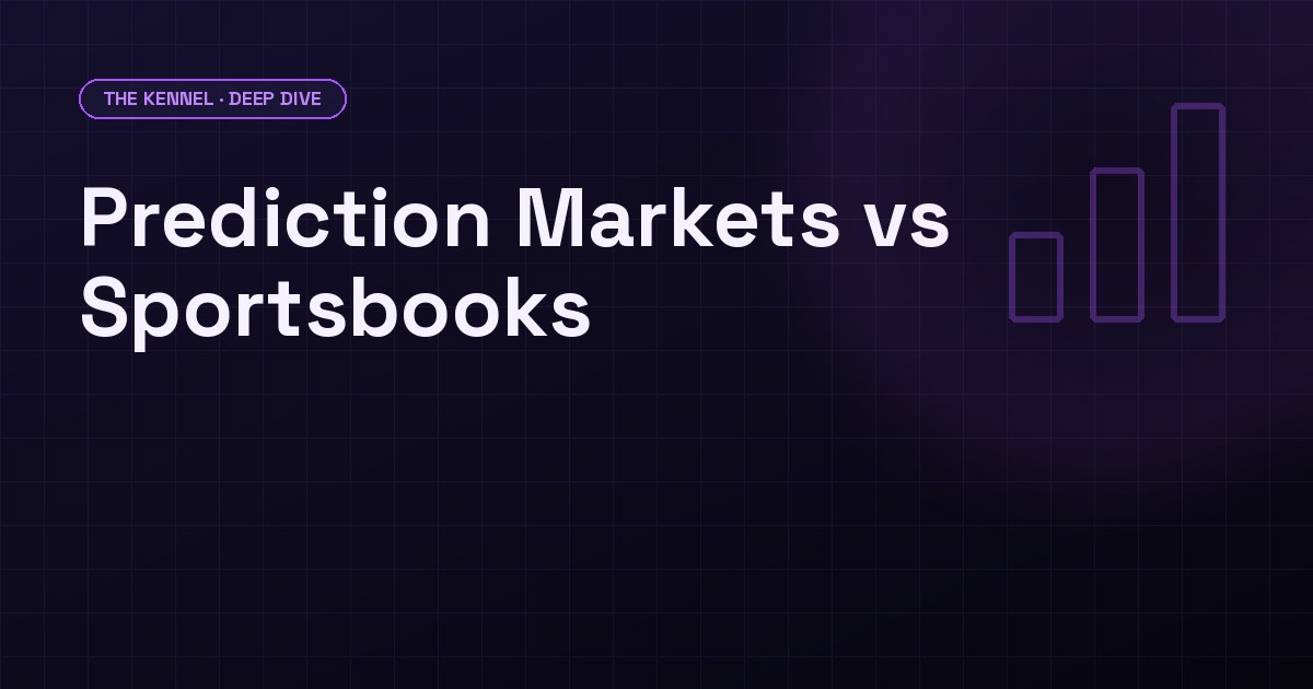 Side-by-side vig comparison: 0.85% prediction market vs 4.62% sportsbook on the same NBA market