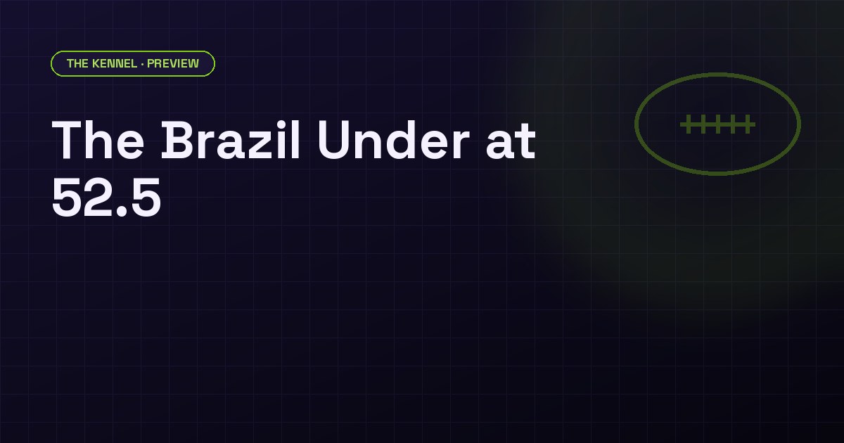 Ravens vs Cowboys Brazil game total betting preview — Maracanã Stadium, NFL Week 3 2026