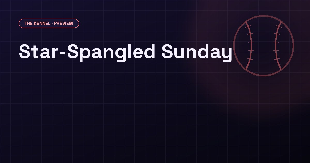 July 5 Padres vs Dodgers Sunday Night Baseball preview: Sheehan vs Sears on Star-Spangled Sunday with all 15 MLB games nationally televised