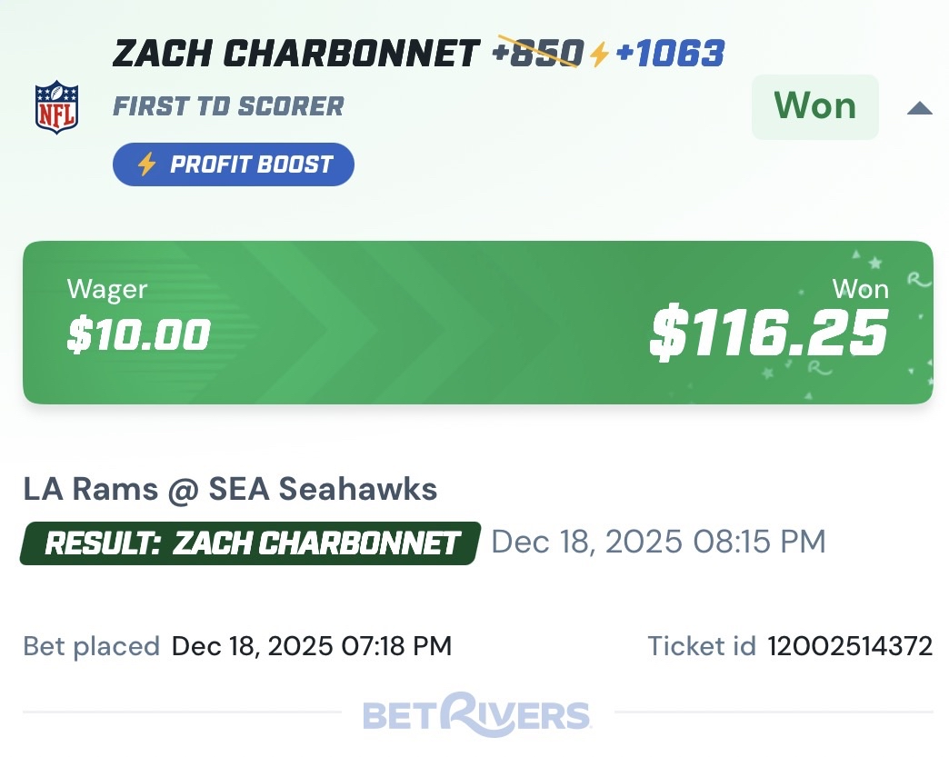 Settled slip $116.25 won